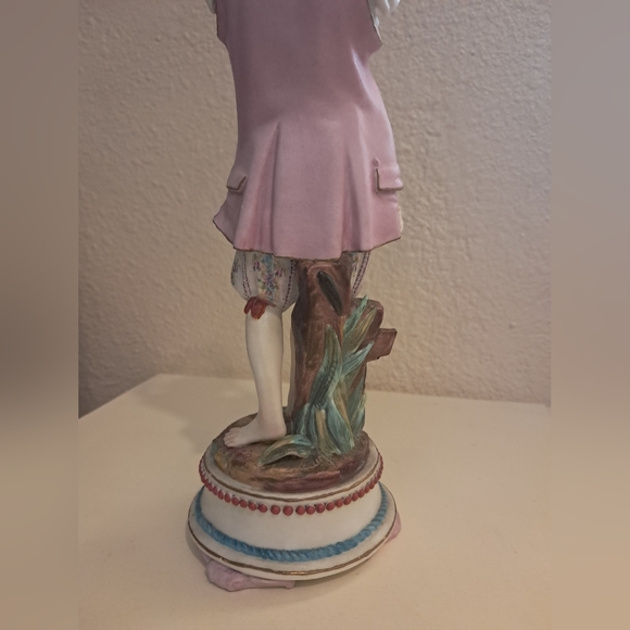 Rare Gille Jeune 19TH Century French Bisque Porcelain Ornamental male figure - Picture 14 of 16